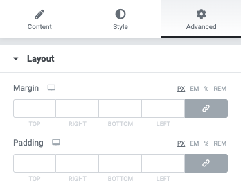 Locating the Margins and Paddings settings Create space with padding and margins 9