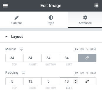 Create Space With Padding And Margins » Elementor