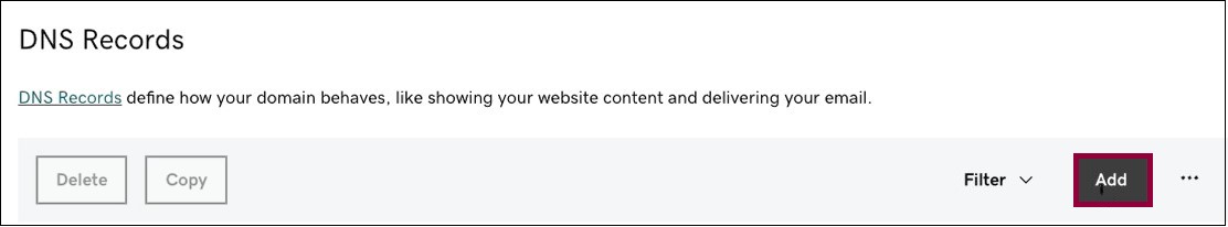Click the Add button Connect your GoDaddy domain 21