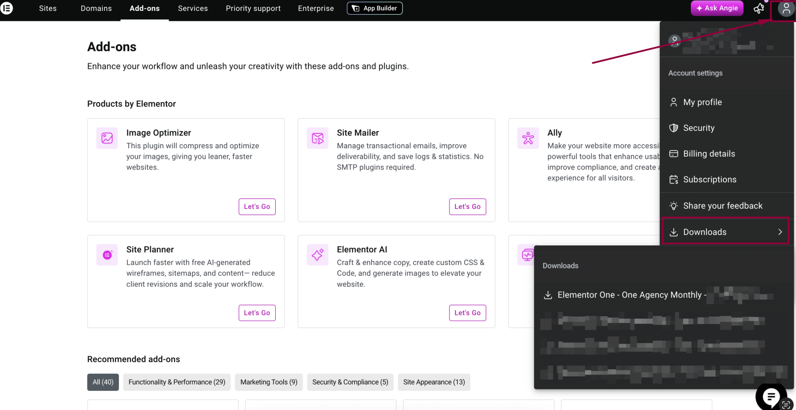 My Elementor Downloads