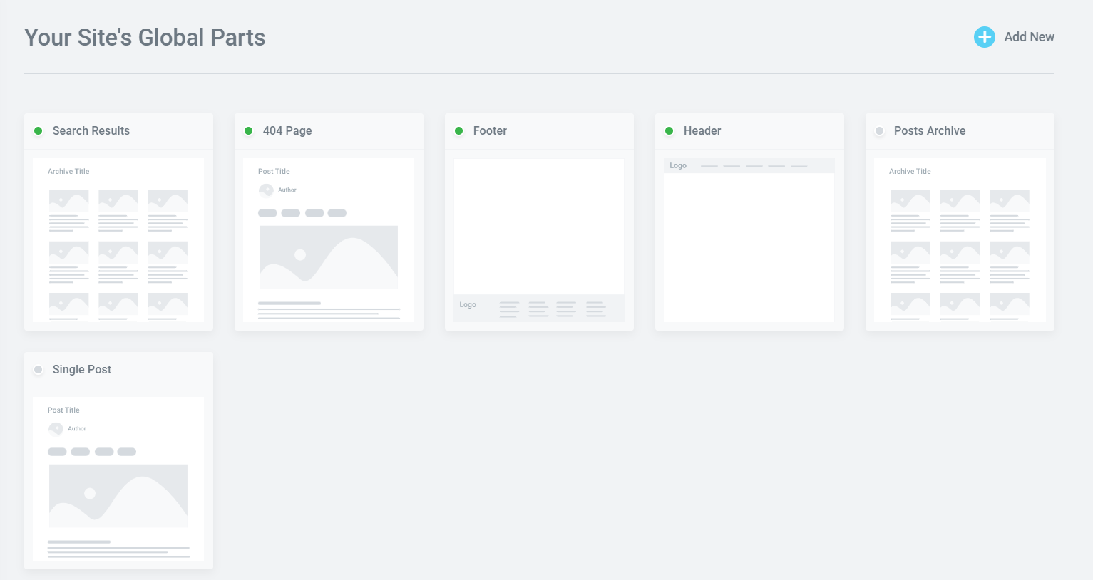 Screenshot of theme builder.