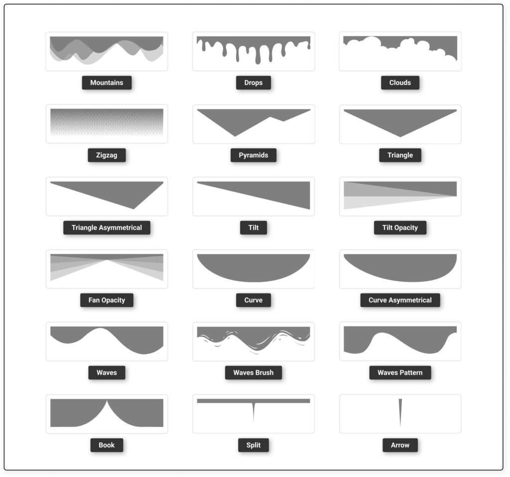 Shape Dividers