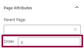 Properties of Page Attributes.