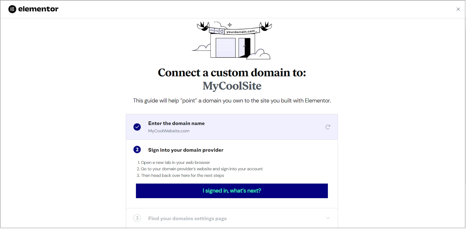 image 15 Connecting your Google domain name to an Elementor hosted website 7