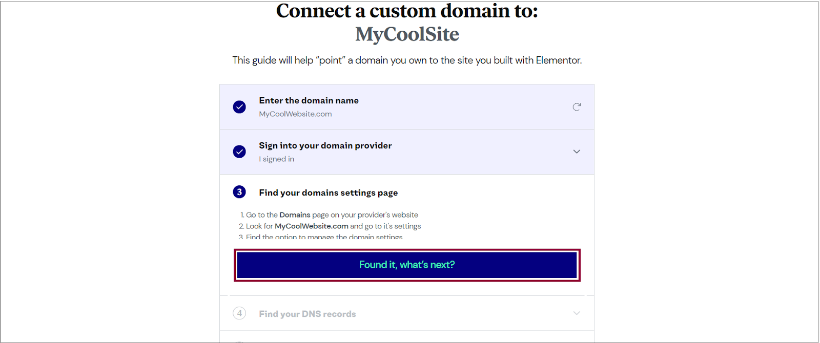 image 16 Connect your GoDaddy domain 15
