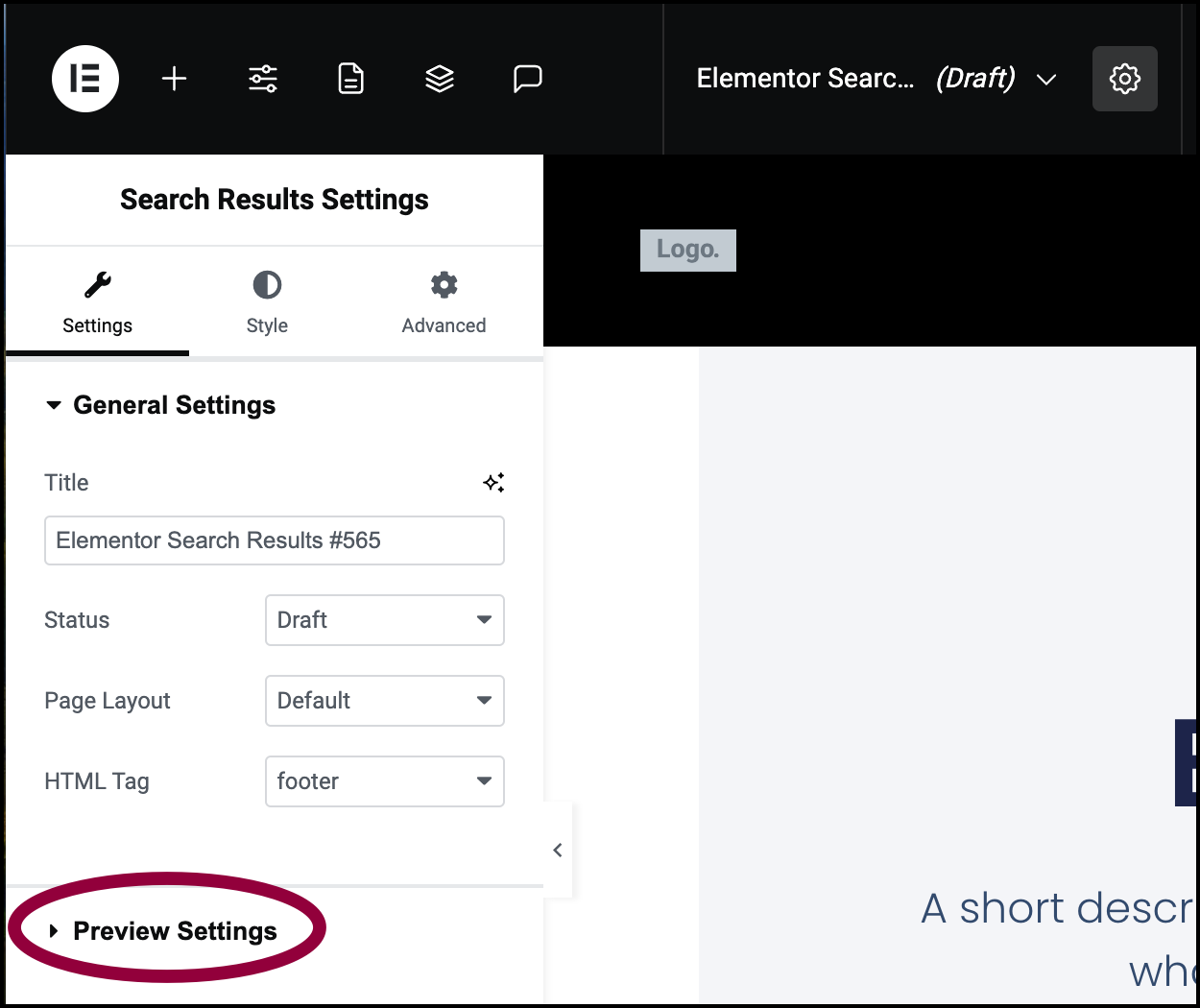 9 Open Preview Settings Customize the Search Results Archive 17