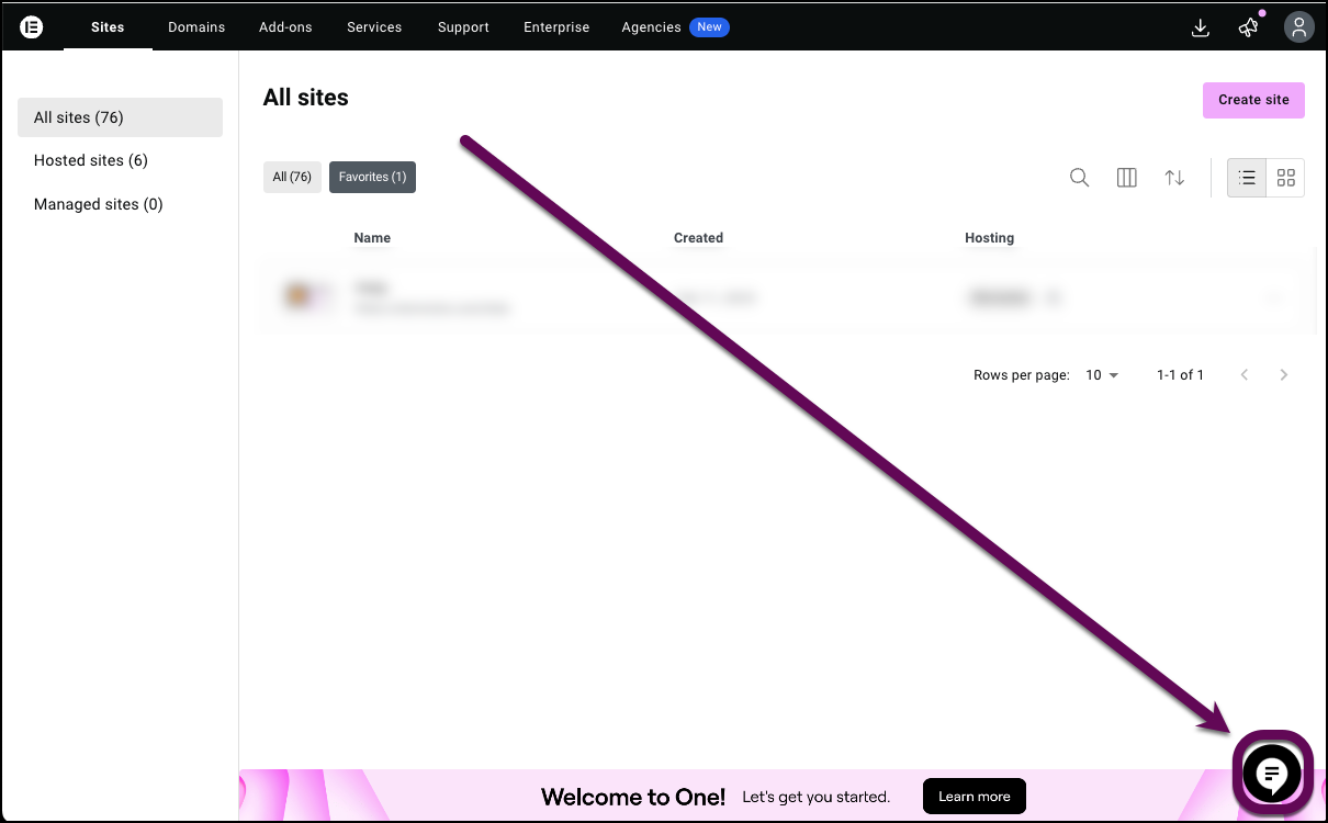 The chat icon starts the cancellation process