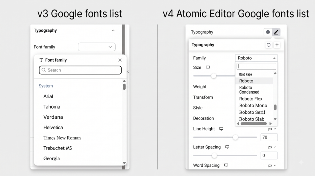 Google fonts list