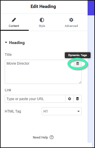 dynamic tags