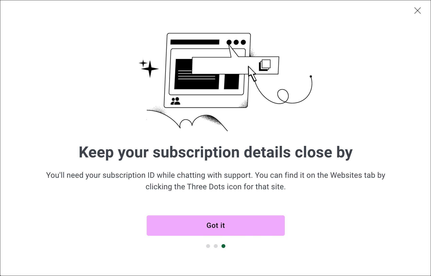 subscription details