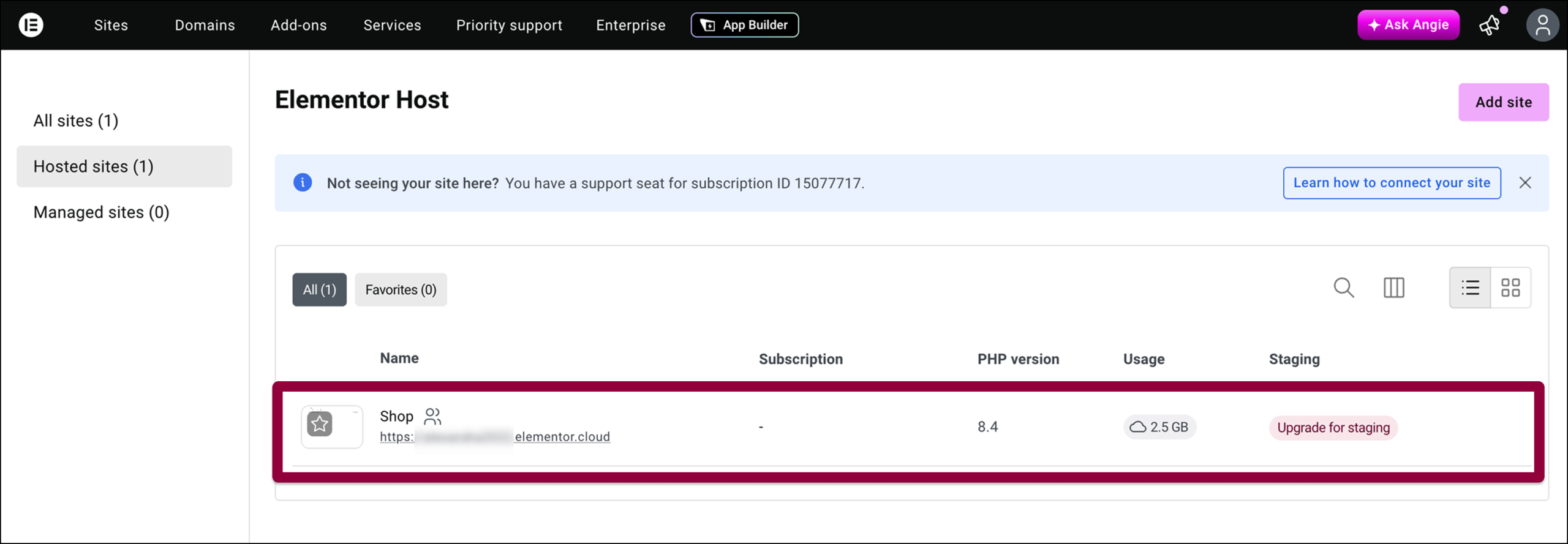subscription id