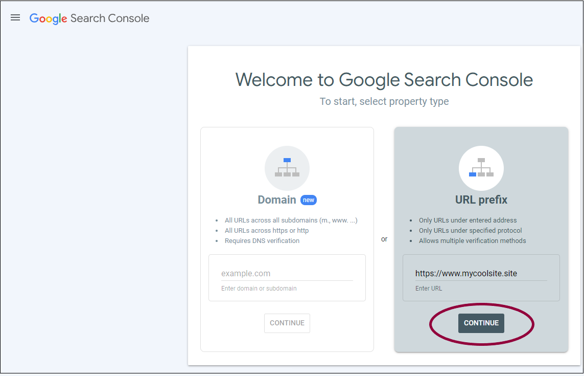 4 Click continue Verify your site with Google Search Console using Google Tag Manager 31