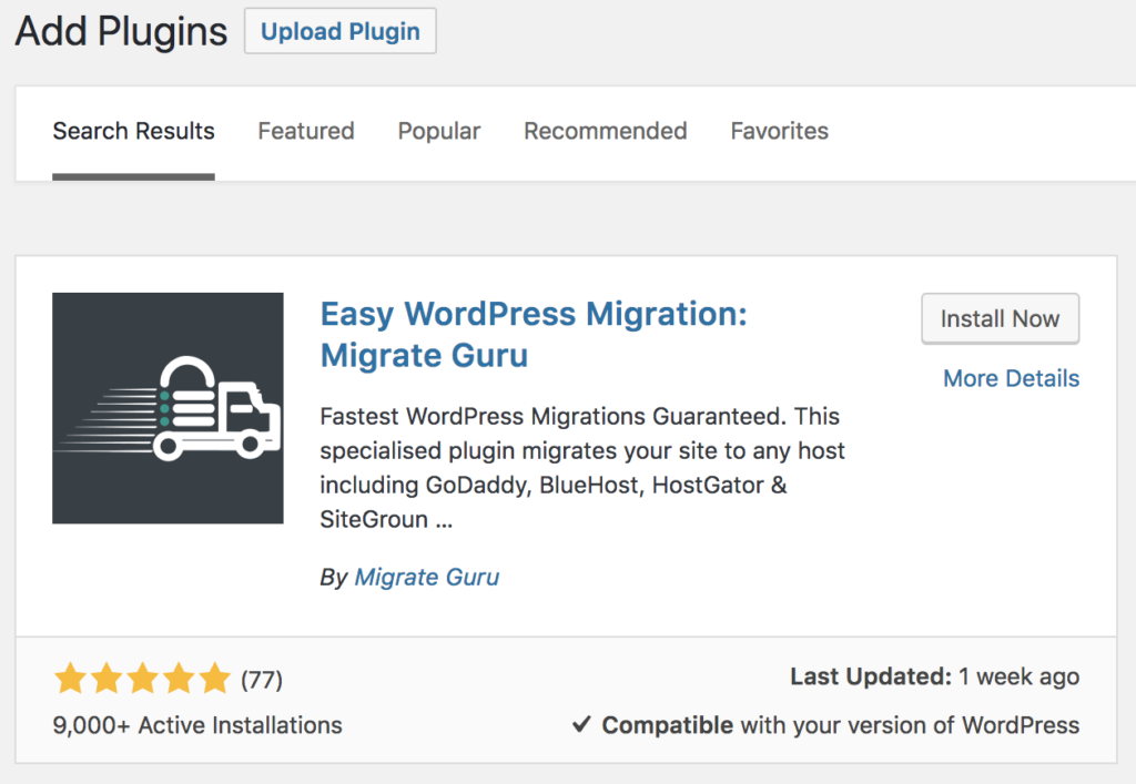 image 38 Migrate a copy of your WordPress site using Migrate Guru 87