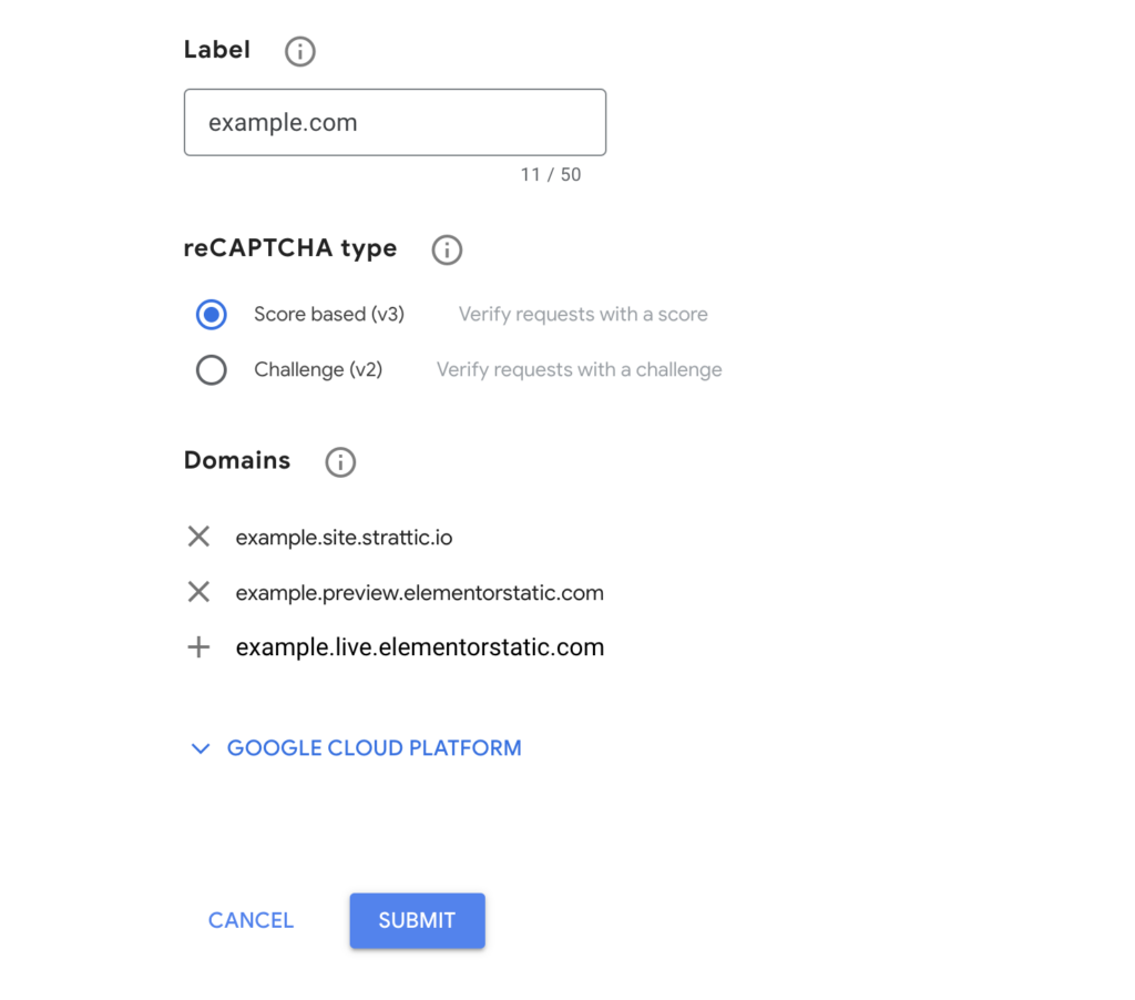 image 86 Add spam protection with Google reCAPTCHA v3 1