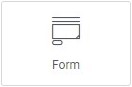 The form widget icon Form widget 433