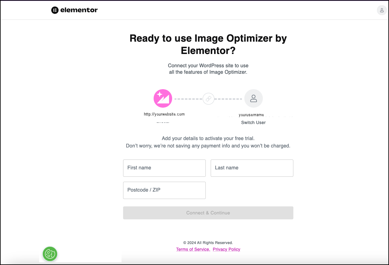 New registration process 2 Install, activate and connect the Image Optimizer 19