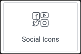 social icons Social Icons widget 1
