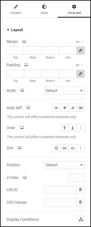 Inner section widget 3