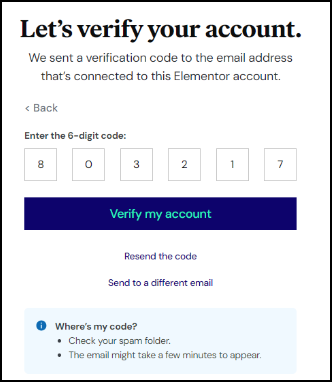image 24 Log into your Elementor account 5
