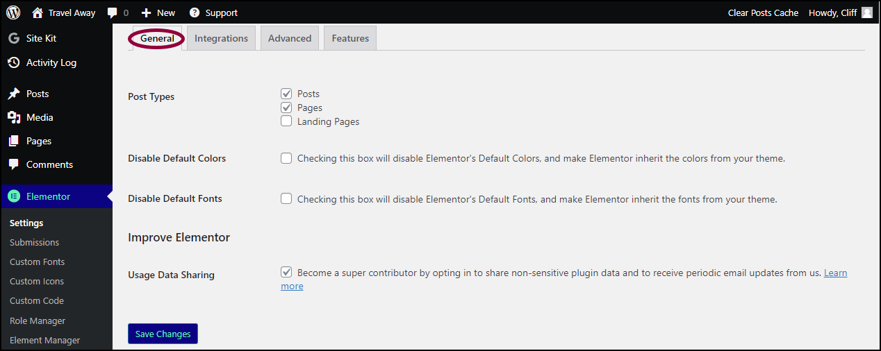 image 75 Disable Elementor's default fonts and colors 19