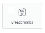 Breadcrumbs widget