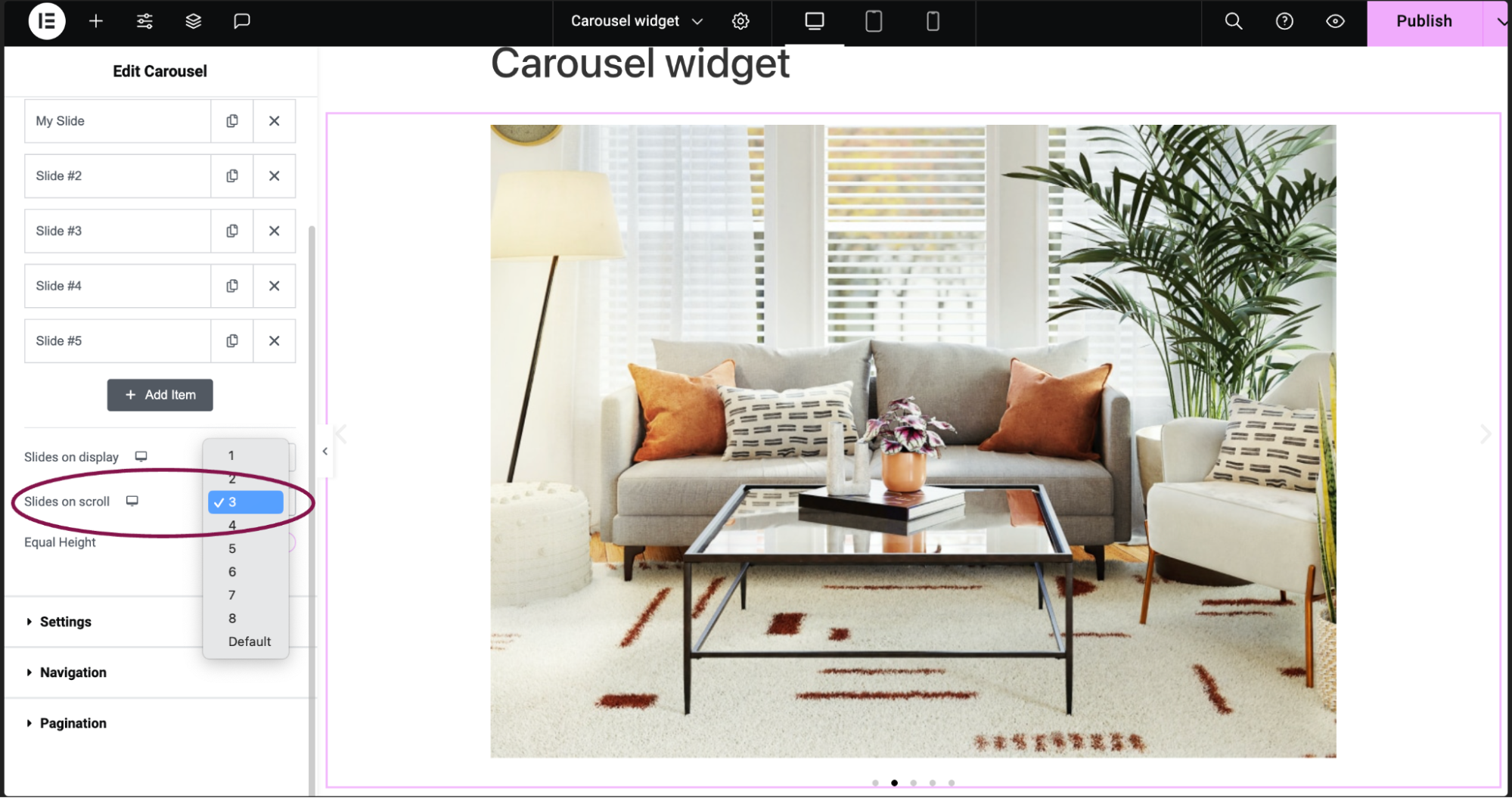 Carousel widget 5 Carousel widget 449