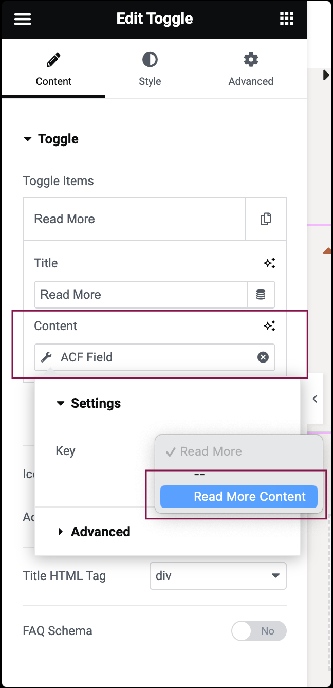 Create a Read More toggle in posts 8