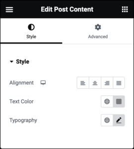 Post Content Widget Elementor Post Content Widget Elementor