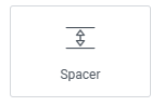 Spacer widget