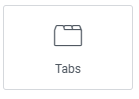 Tabs widget