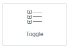 Toggle widget