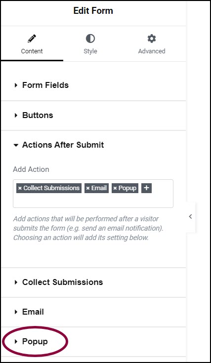 image 14 Open a popup when a user submits a form 7