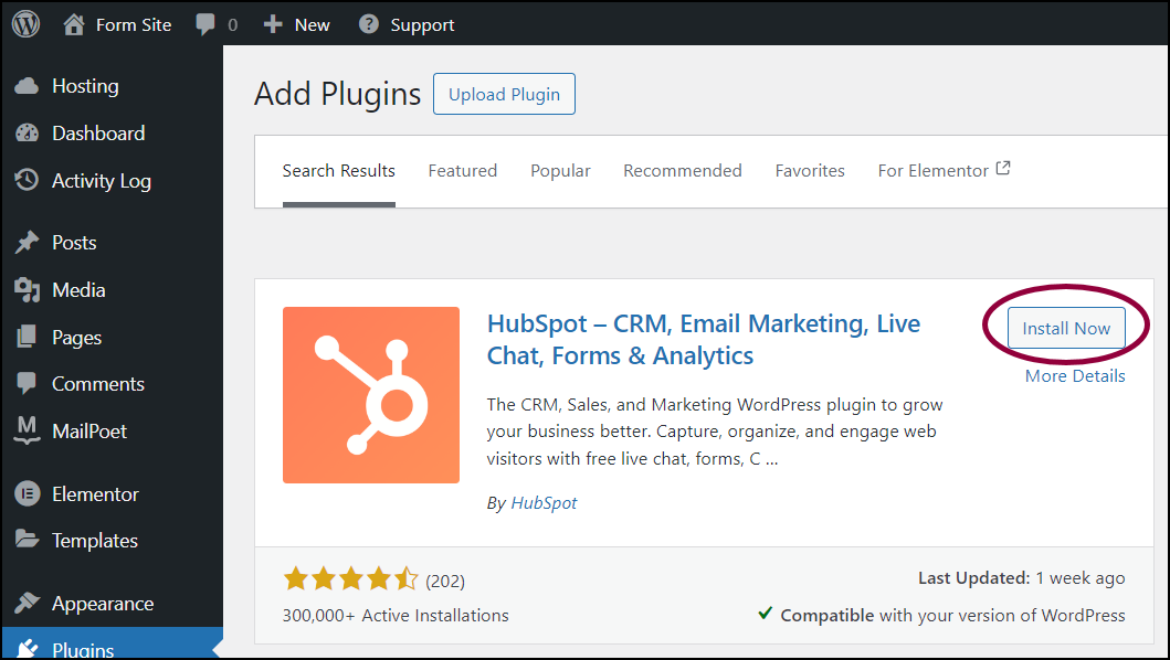image 23 Integrate forms with HubSpot 1