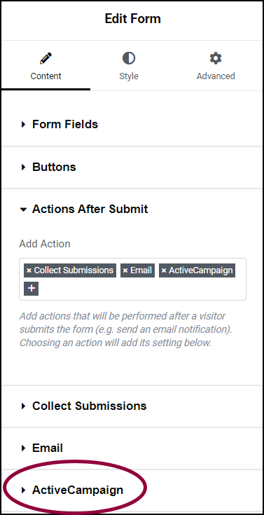 image 34 Integrate forms with ActiveCampaign 15