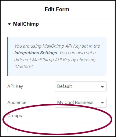 image 55 Integrate forms with MailChimp 19