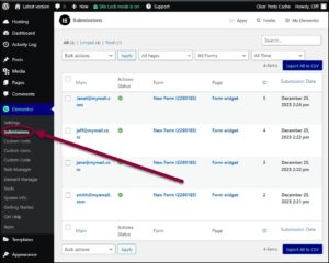 How to Save Form Submission Data in Elementor