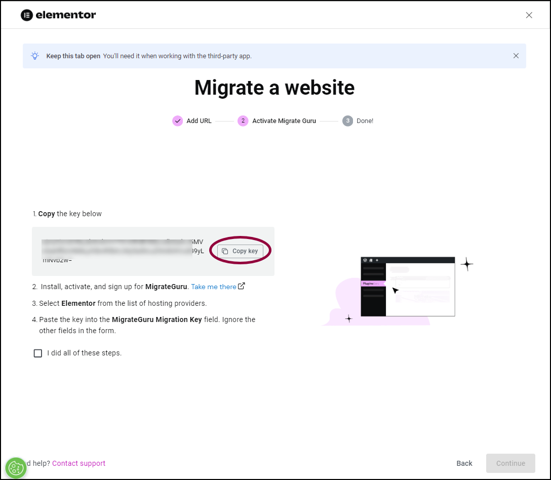 image 36 Migrate your site to Elementor Hosting 9