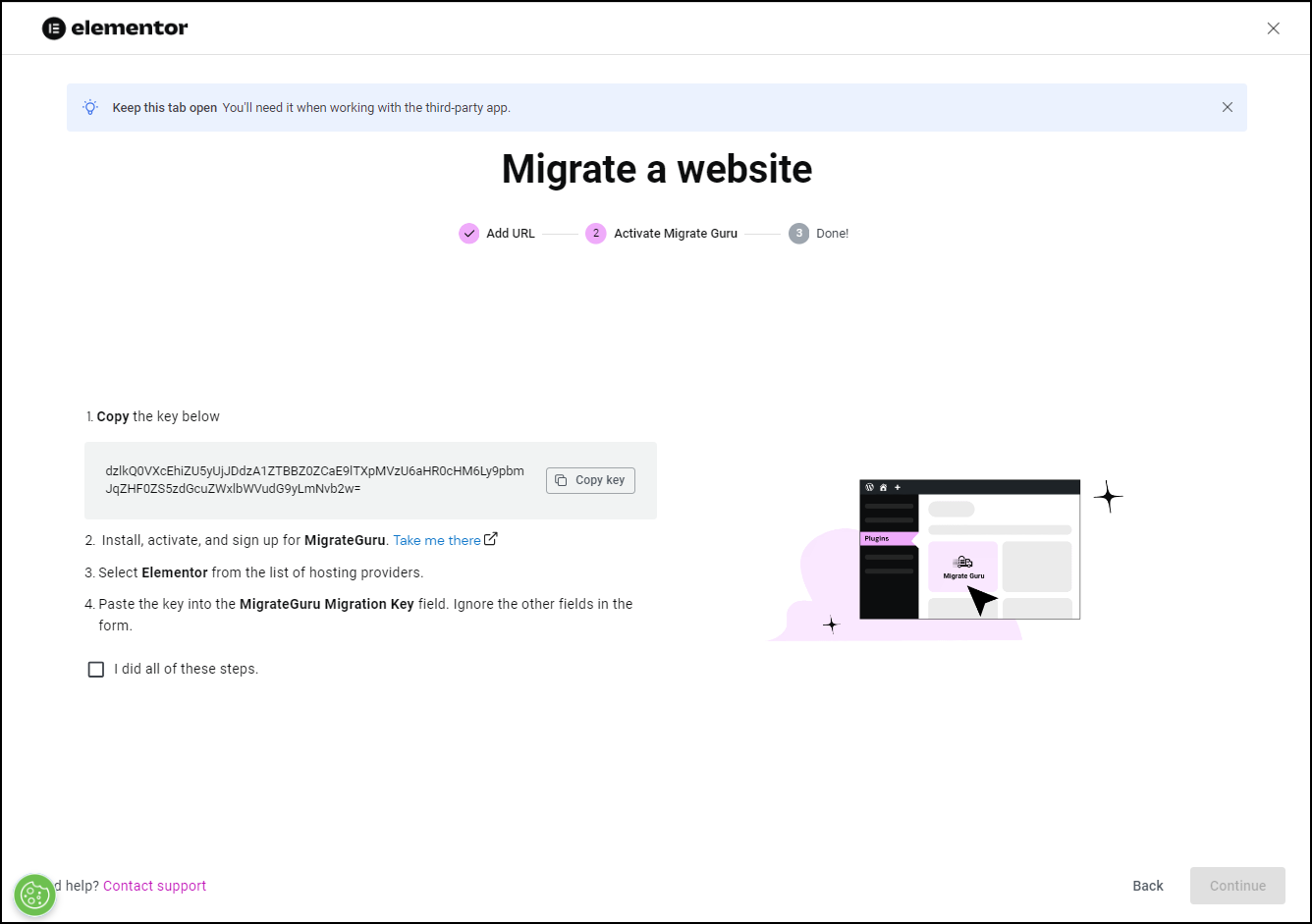 image 40 Migrate your site to Elementor Hosting 29