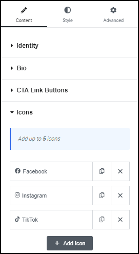 Content Icons 1 Link In Bio widgets 2241