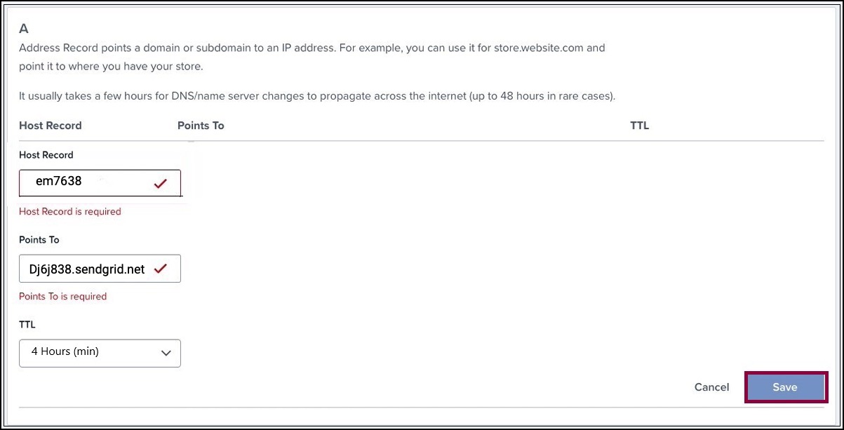 14 SAve Connect a custom domain using Bluehost 41