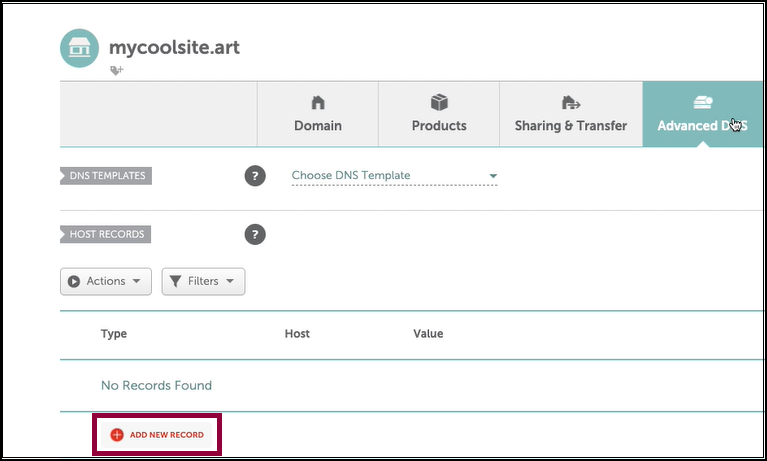 4 Add New Record Connect a custom domain using NameCheap 25