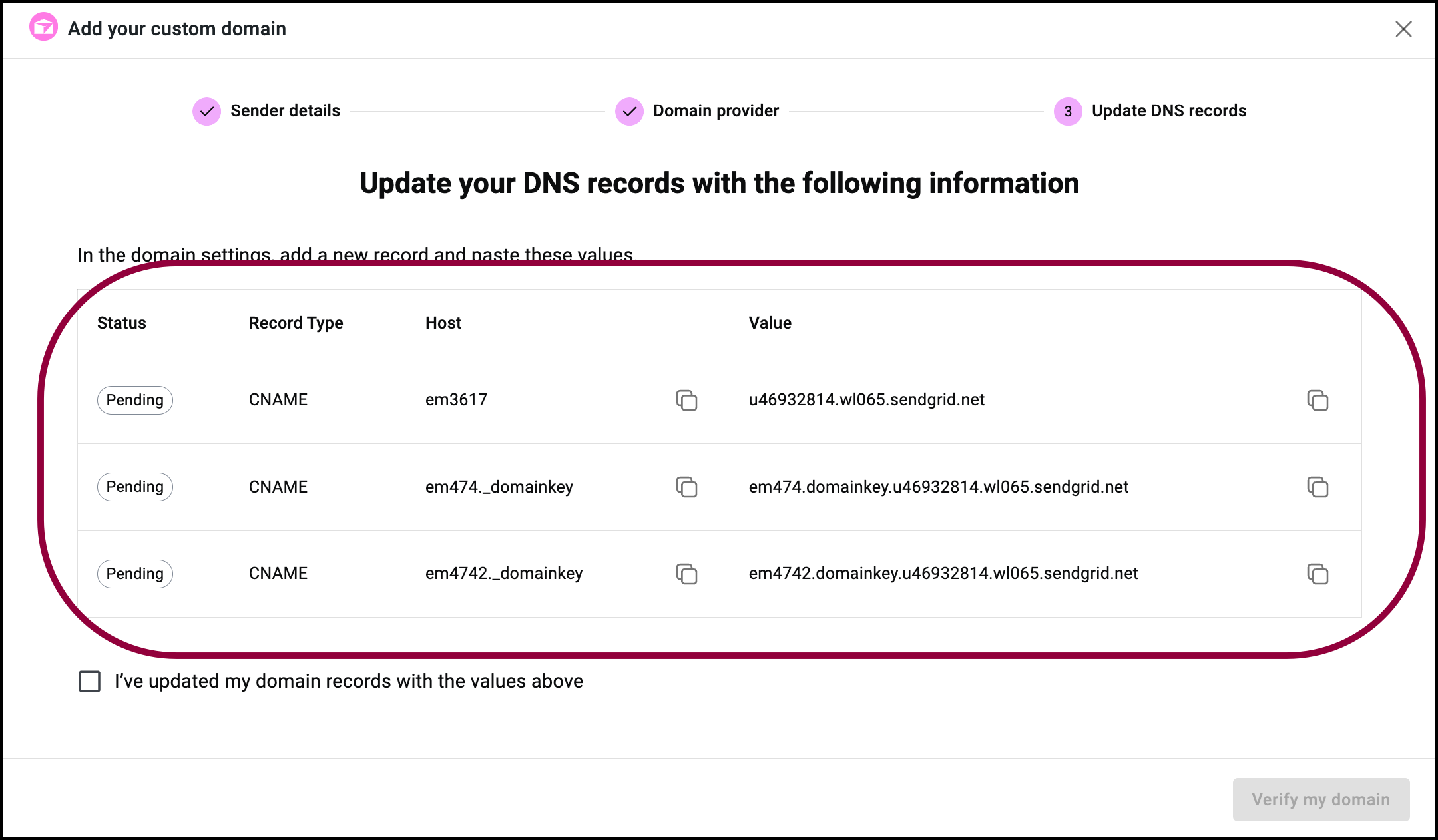 list of dns servers Add custom domain to Site Mailer 17