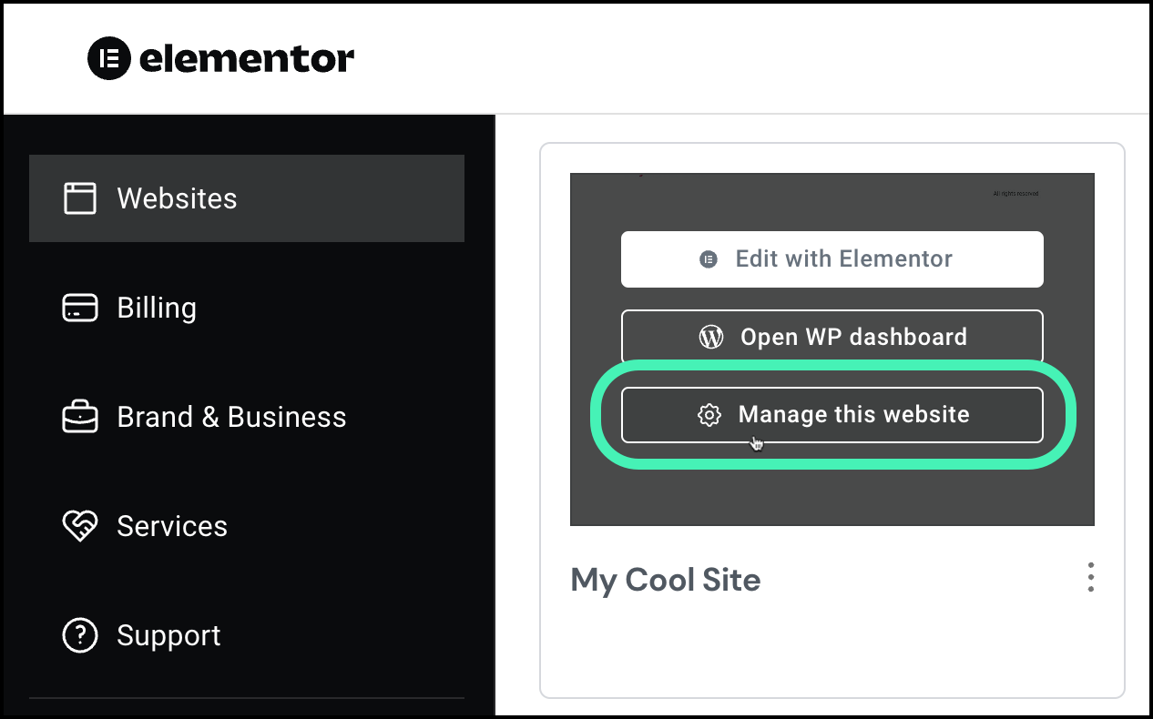 image 23 Access the files of your Elementor Hosting site 9