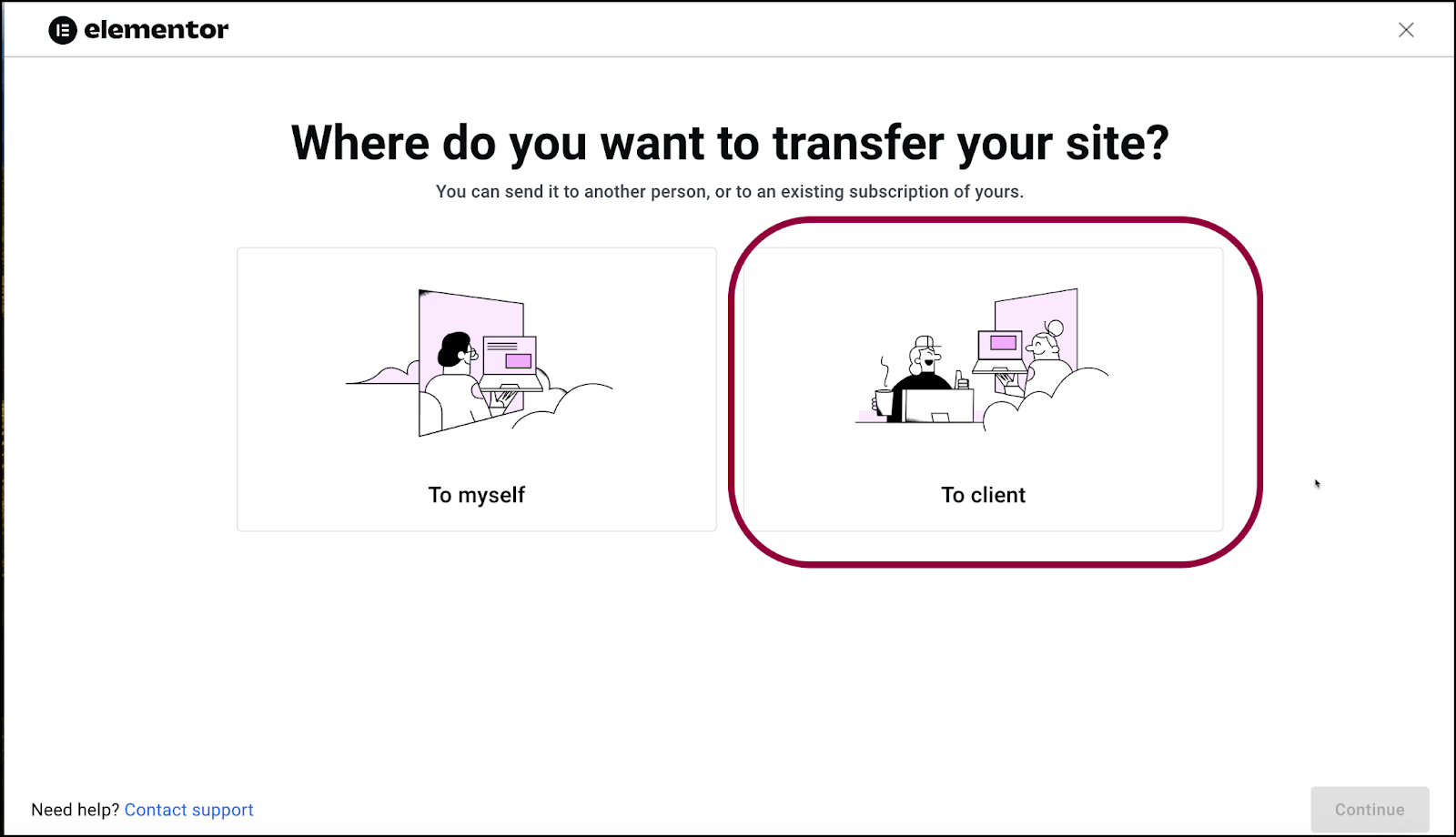 image 33 Transfer an Elementor Hosting website 17