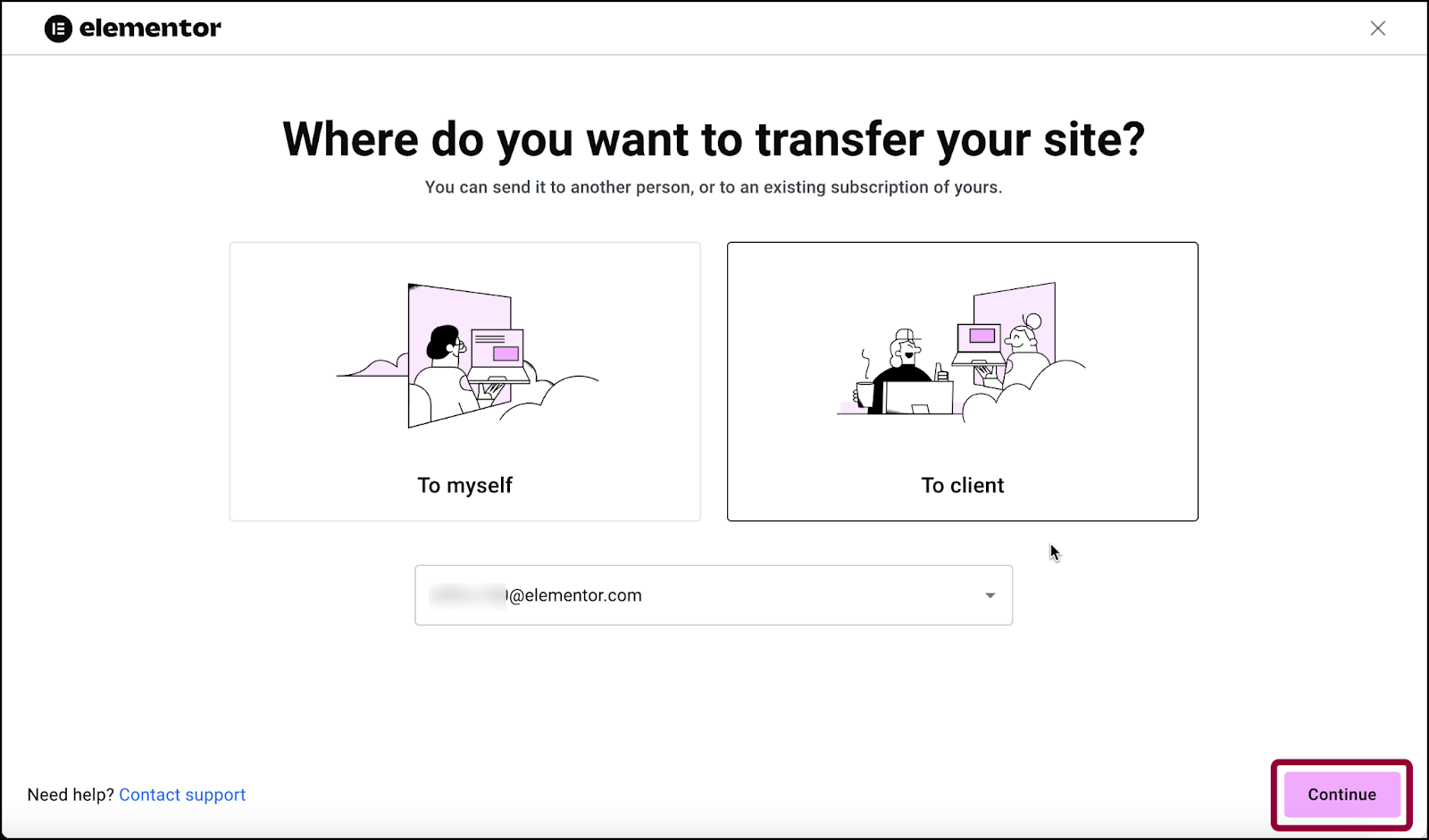 image 35 Transfer an Elementor Hosting website 21