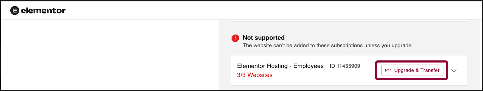 image 41 Transfer an Elementor Hosting website 31