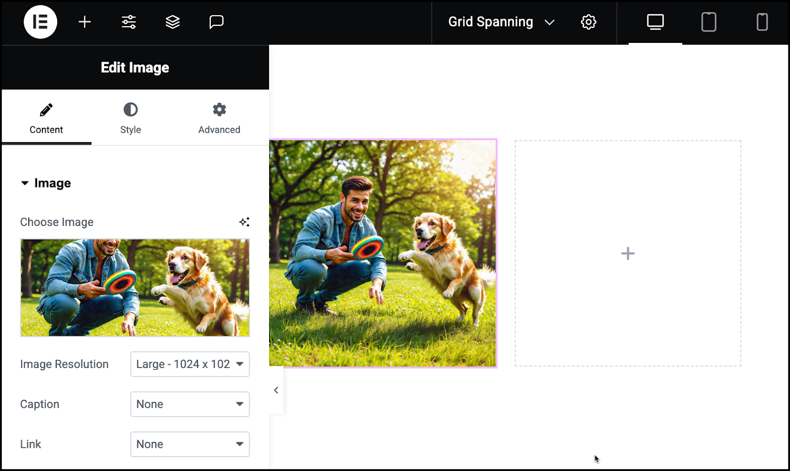 image 54 Span content over multiple cells in a grid layout 3