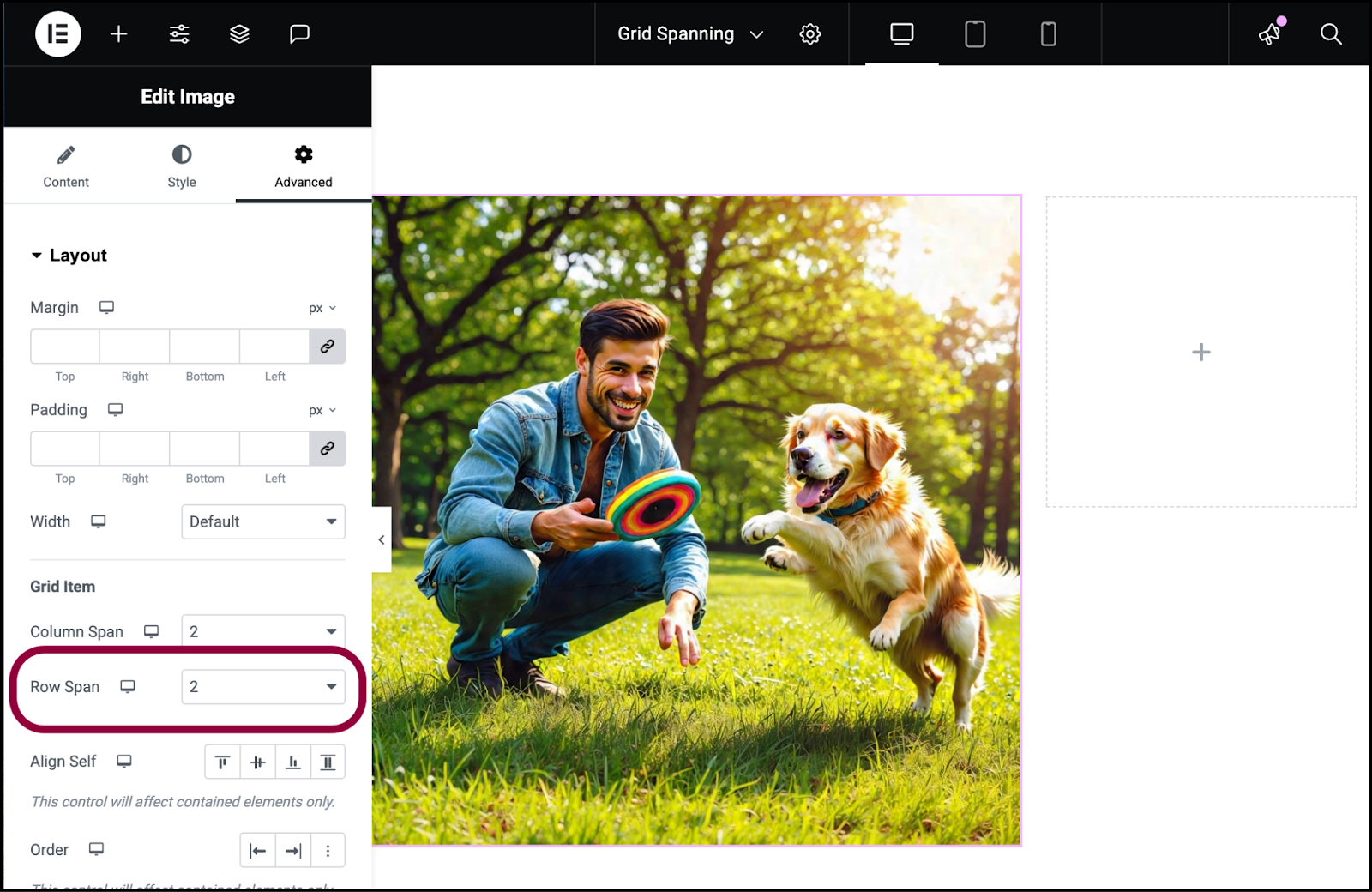 image 58 Span content over multiple cells in a grid layout 11