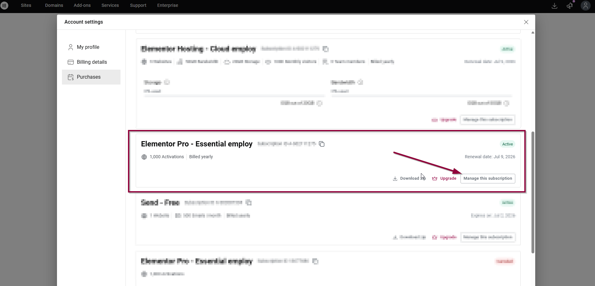 deactivate pro manage