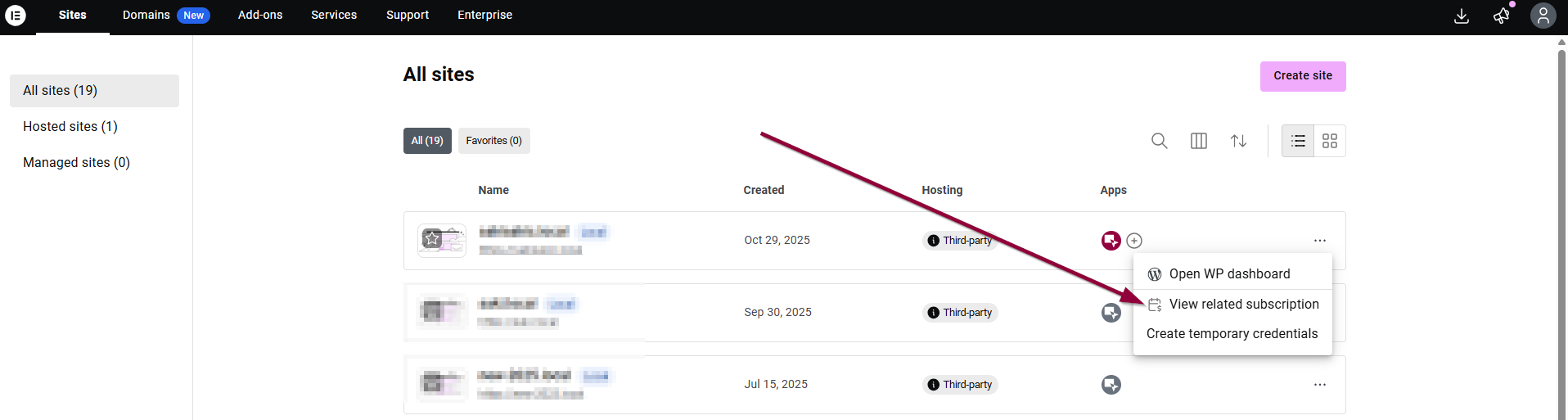 view related subscription